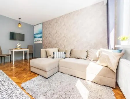 公寓 Apartament Kapitanski - Plaza 15 Min Pieszo Duzy Plac Zabaw W Parku Regana 格但斯克