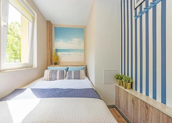 Apartament Kapitanski - Plaza 15 Min Pieszo Duzy Plac Zabaw W Parku Regana 公寓 格但斯克