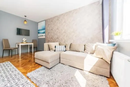 公寓 Apartament Kapitanski - Plaza 15 Min Pieszo Duzy Plac Zabaw W Parku Regana 格但斯克